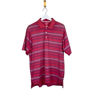 Adidas ClimaCool Striped Golf Tee Size Medium